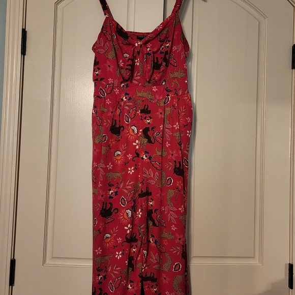 Pink Patterned Jumpsuit - Picture 3 of 12